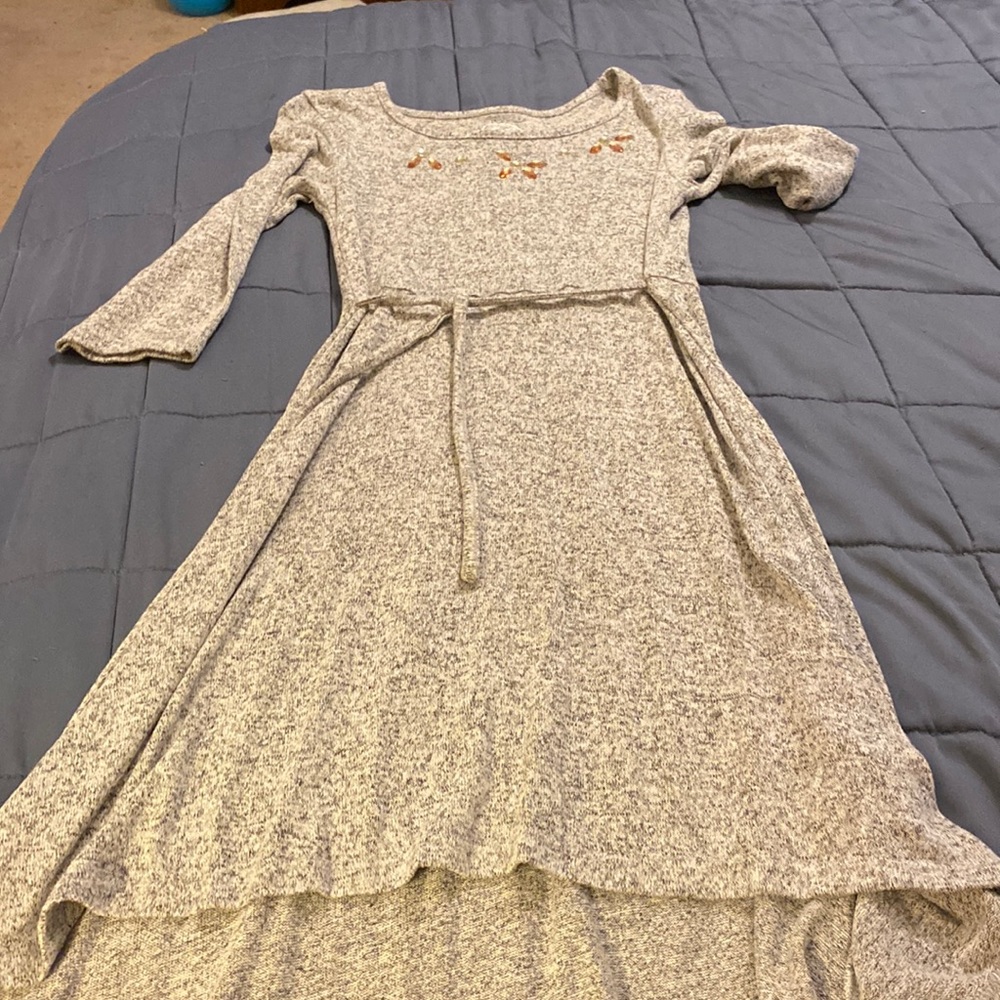 Gray dress with sequins